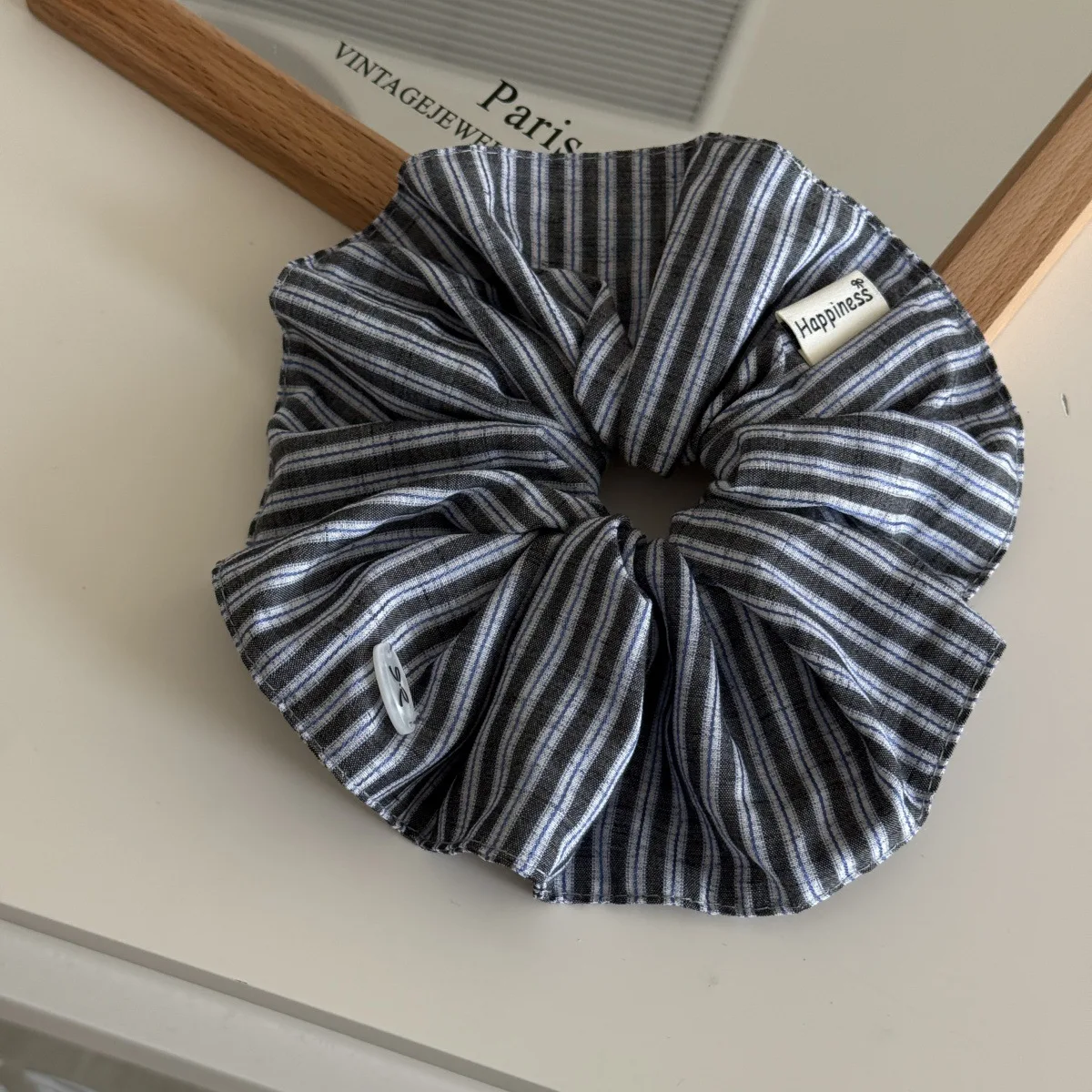 Blue Solid Color Silk Hair Ban - Women'S Fashion Korea recension och pris
