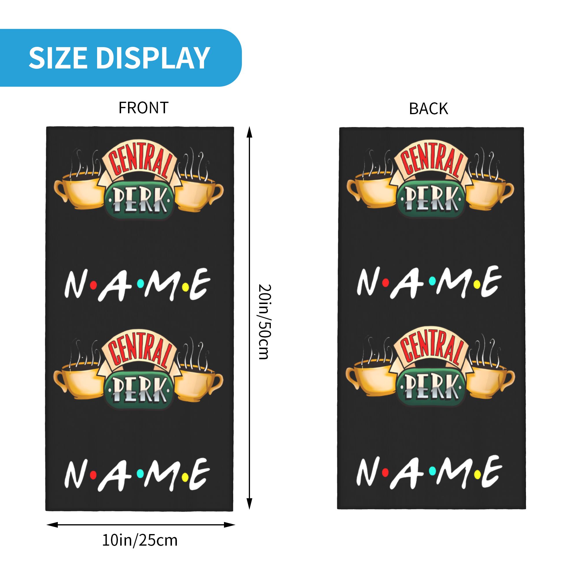 Friends TV Custom Name Bandana - Women Fashion Names recension och pris