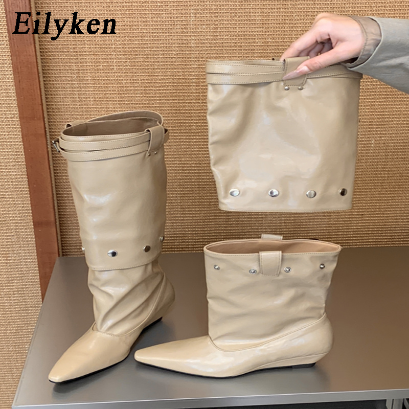 Eilyken New Fashion Pointed To - Women'S Fashion Knee High Boots recension och pris