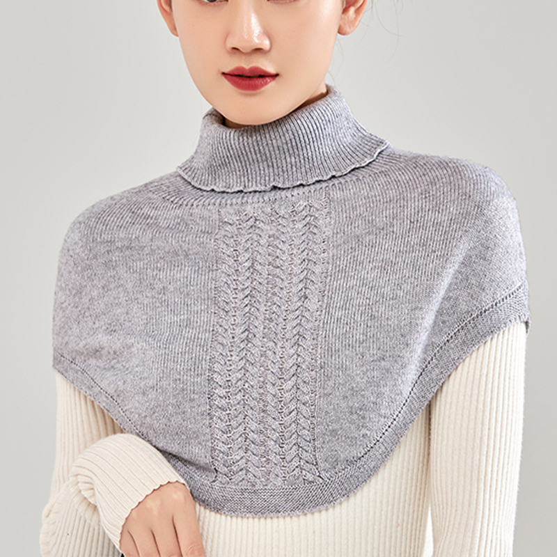 Women Wool Knitted Ring Scarf  - Women'S Fashion Korea recension och pris