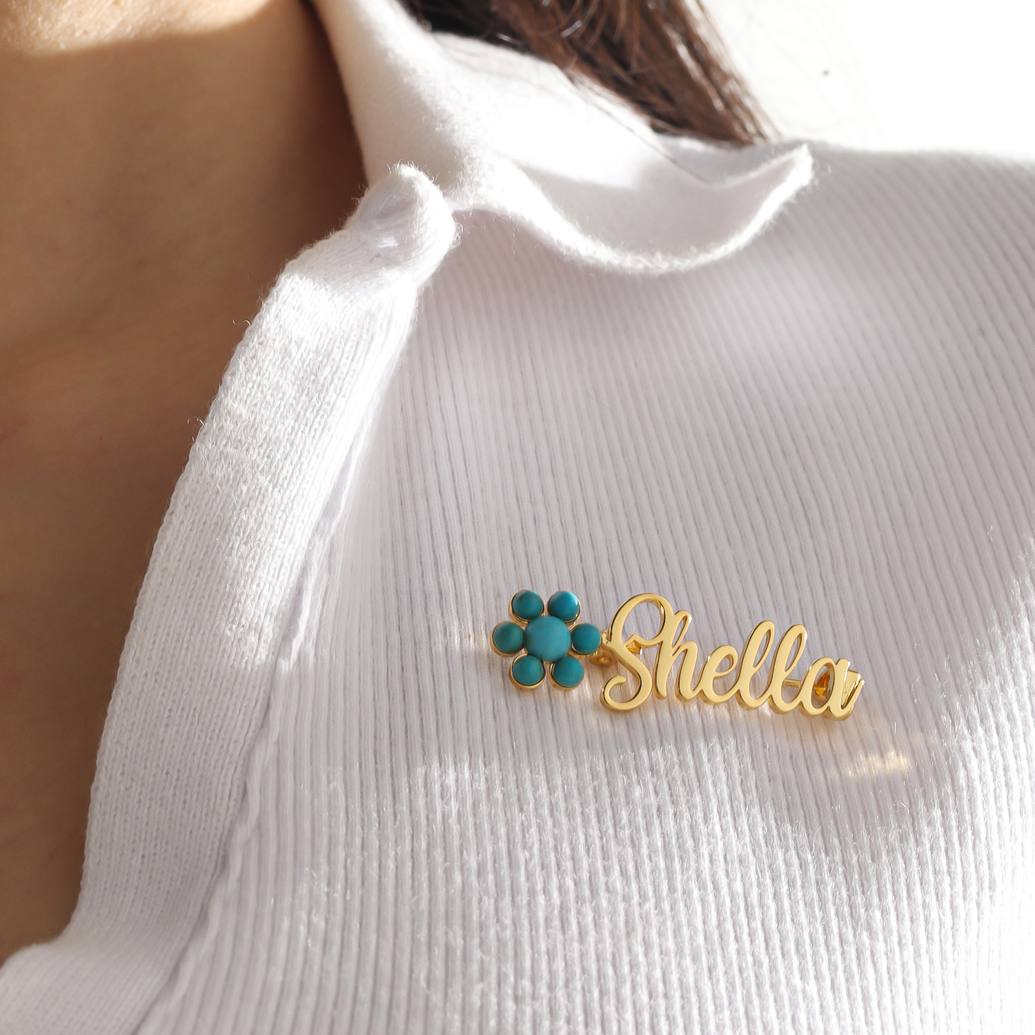 Custom Name Brooch Pin Persona - Women Fashion Dress Names recension och pris