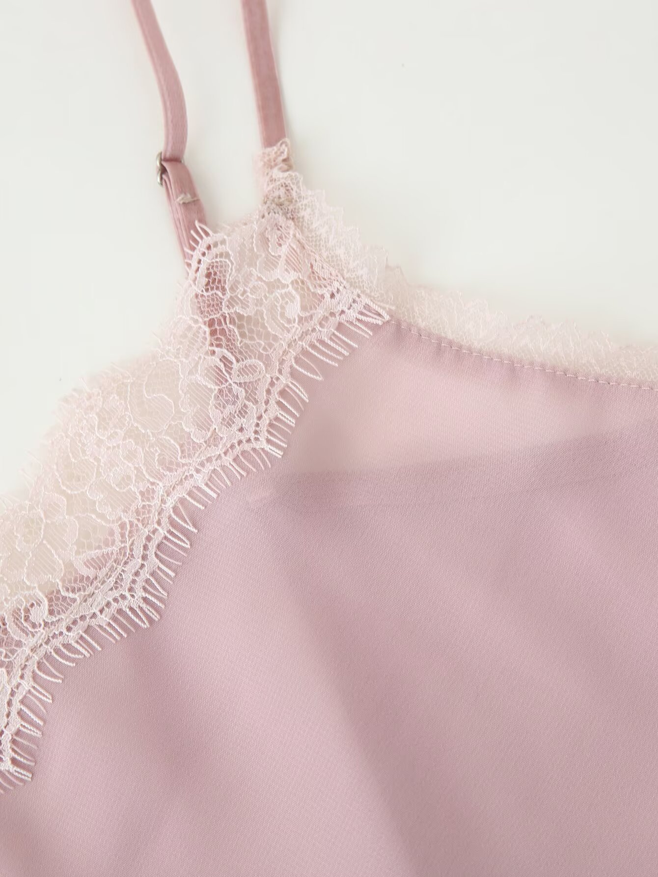 Tidalyf 2025 Women Pink Cami T - Lace Trim Cami recension och pris